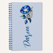 Whispers of Sapphire Dawn Keepsake  Notitieboek (Voorkant)