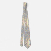 Whispers of Silk Dreamy Organische Vormen in Groen Stropdas (Achterkant)