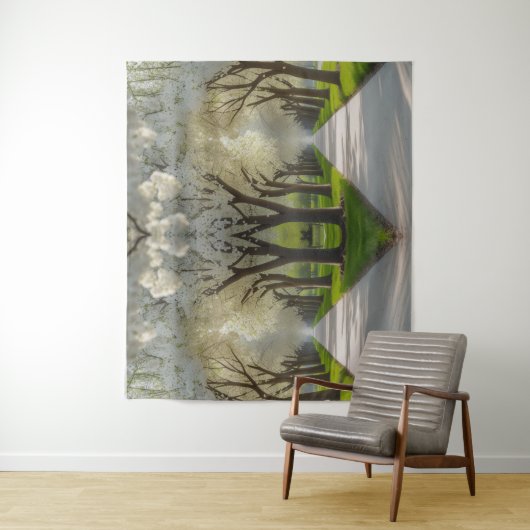 Whispers of Spring - Blooming Pathway Wandkleed (In situ)