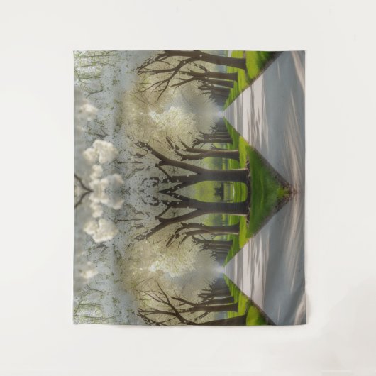 Whispers of Spring - Blooming Pathway Wandkleed (Voorkant)