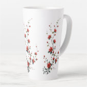 Whispers of Spring Blossoms in Quiet Bloom Petals Latte Mok (Rechterhoek)