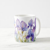 Whispers of Spring – Iris Bloom II Mug Koffiemok (Voorkant rechts)