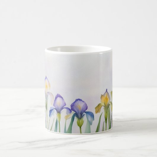 Whispers of Spring – Iris Bloom Mug Koffiemok (Center)