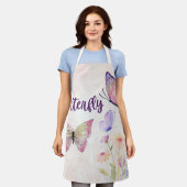 Whispers of Spring: Rozen en vlinders in Harmo Schort (Gedragen)