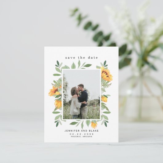 Whispers of Spring Sunflower Foto Small (Staand voorkant)