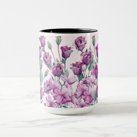 Whispers of Spring Waterverf Floral Mok (Midden)