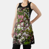Whispers of Spring: Waterverf Roze Bloesemboom Schort (Insitu)