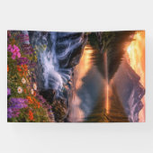 Whispers of the Alpine Sunset Spandoek (Horizontaal)