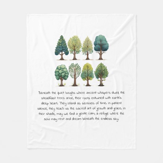 Whispers of the Ancient Trees - Gezellige Deken va (Voorkant)
