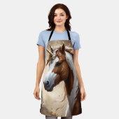 Whispers of the Brown and White Fantasy Unicorn, Schort (Gedragen)