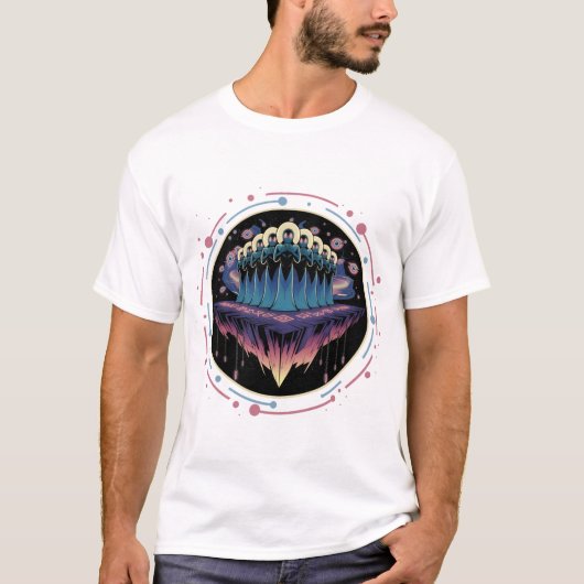Whispers of the Cosmic Veil T-shirt (Voorkant)