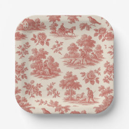 Whispers of the Countryside - Rode Toile Papieren  Bordje