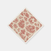 Whispers of the Countryside - Rode toiletpapier Servet (Hoek)