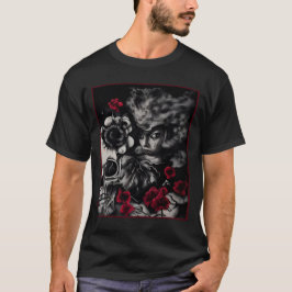 "Whispers of the Crimson Bloom" T-shirt