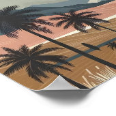 Whispers of the Earth: een minimalistische Boho be Poster (Hoek)