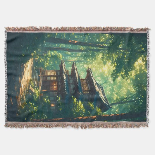 Whispers of the Forest: A Hidden Japanese Retreat Deken (Voorkant)