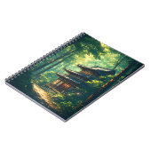 Whispers of the Forest: A Hidden Japanese Retreat Notitieboek (Linkerzijde)