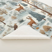 Whispers of the Forest: Een schets van het bos Sherpa Deken (3/4)