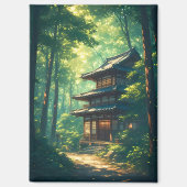 Whispers of the Forest: een verborgen Japanse retr Magneet (Voorkant)