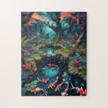 Whispers of the Forest: Koi Puzzle Avontuur