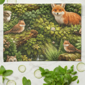 Whispers of the Forest Theedoek (Gevouwen)