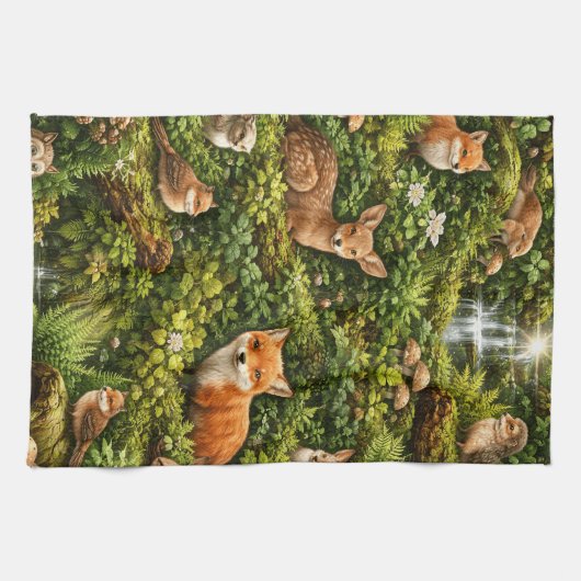 Whispers of the Forest Theedoek (Horizontaal)