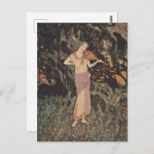 Whispers of the Forest Viool beroemd gemaakt door  Briefkaart (Voorkant / Achterkant)