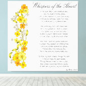 Whispers of the Heart Canvas Afdruk (Insitu (Houten vloer))