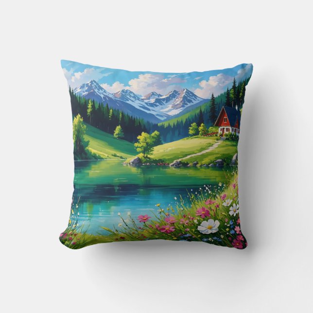 Whispers Of The Hills beroemd gemaakt door Enchant Kussen (Voorkant)