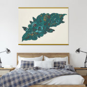 whispers of the Lily Canvas Afdruk (Insitu (Slaapkamer))