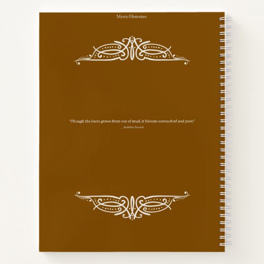 Whispers of the Lotus Notebook Notitieboek (Achterkant)