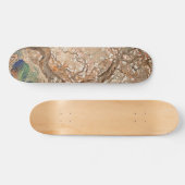 Whispers of the Moon: Skateboard voor Plum Blossom (Horizontaal)