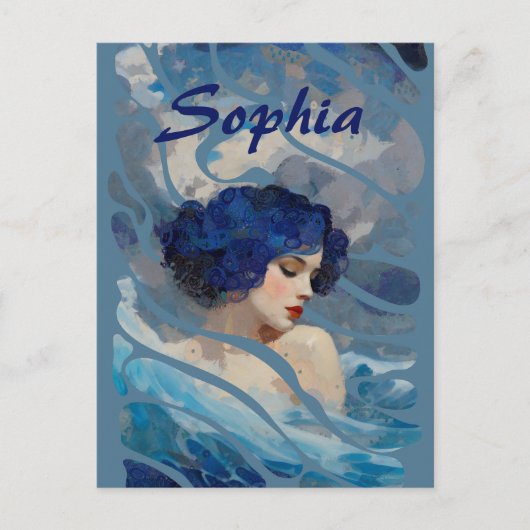 Whispers of the Ocean Goddess Briefkaart (Voorkant)