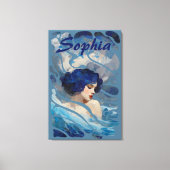 Whispers of the Ocean Goddess Canvas Afdruk (Voorkant)