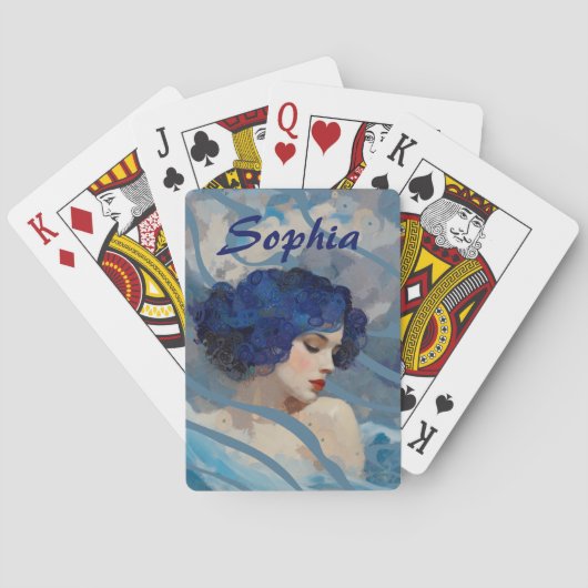 Whispers of the Ocean Goddess Pokerkaarten (Achterkant)