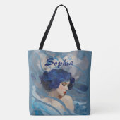 Whispers of the Ocean Goddess Tote Bag (Achterkant)