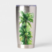 Whispers of the Palms Emerald Canopy Tropical Reve Geïsoleerde Drinkbeker (Voorkant)
