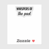 Whispers of the Past: Geschiedenis Mysterie Onderz Sticker (Vel)