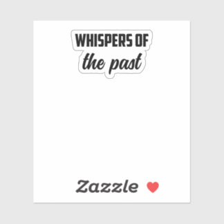 Whispers of the Past: Geschiedenis Mysterie Onderz Sticker