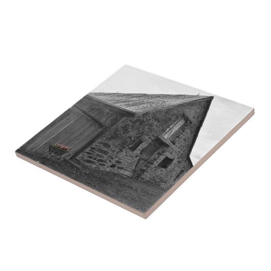 Whispers of the Past Plastic Keramische Tegel Tegeltje (Zijkant)