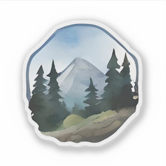 Whispers of the Pines Sticker (Voorkant)