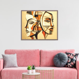 Whispers of the Soul: een Boheemse connectie Canvas Afdruk