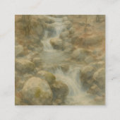Whispers of the Stream Vierkante Visitekaartje (Achterkant)