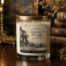 Whispers of the Villa Vintage Kaarslabel
