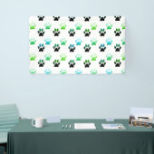 "Whispers of the Wild: Beer Paw Prints" Spandoek (Beurs)