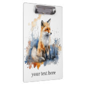 Whispers of the Wild Fox in Waterverf, op maat Klembord (Rechts)