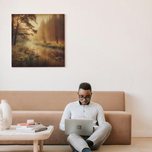 Whispers of the Willow River – Canvas Art