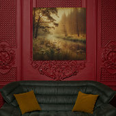 Whispers of the Willow River – Canvas Art Afdruk