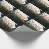Whispers of the Wind: De Witte Pampas Grassen Cadeaupapier (Hoek)