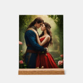 "Whispers of Time: A Romance Fantasy" Acryl Bord (Voorkant)